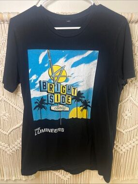 Black "Bright Side" Graphic Tee